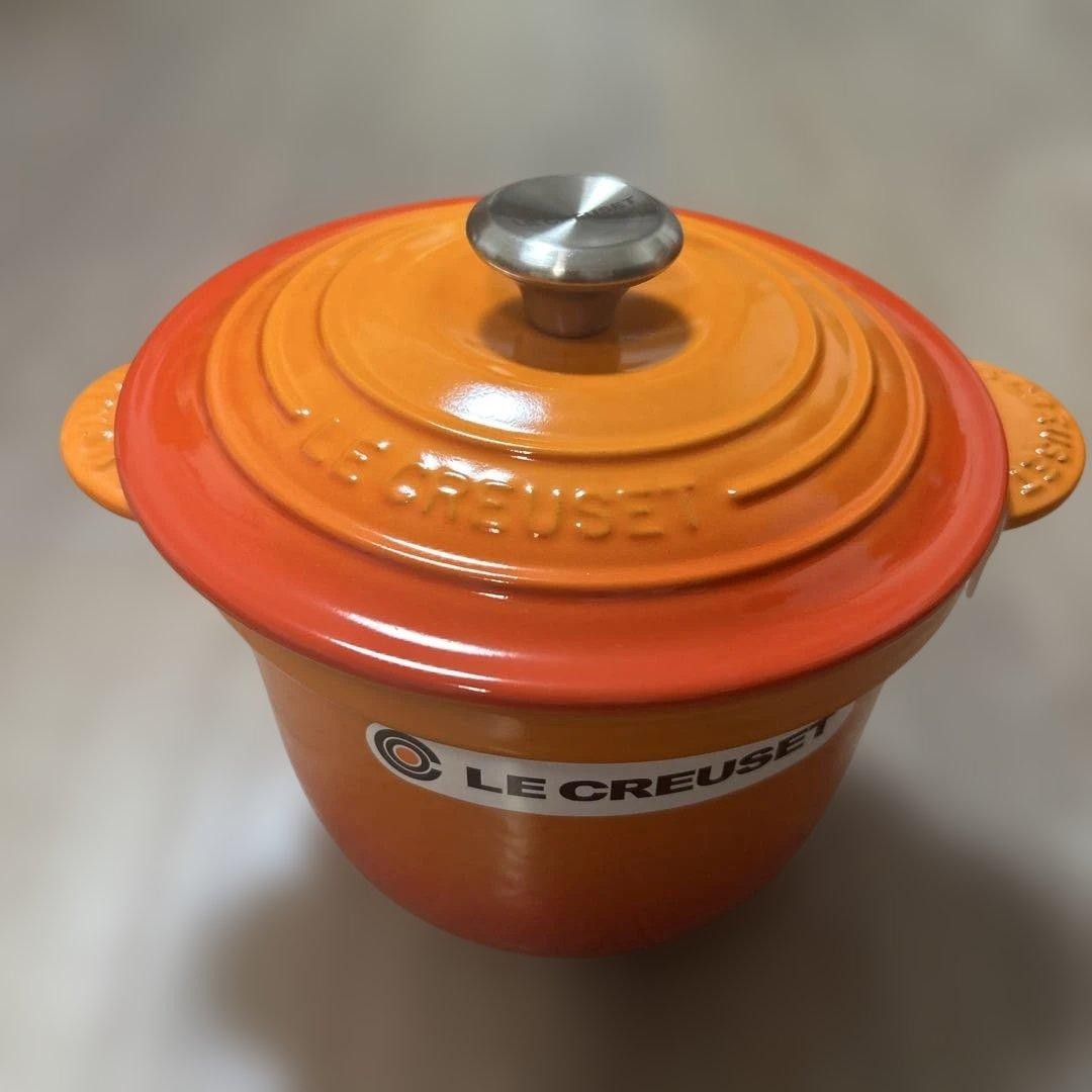 Le Creuset Cocotte Rice Pot Every 20cm3qt Flame Orange Enamel Cast Iron