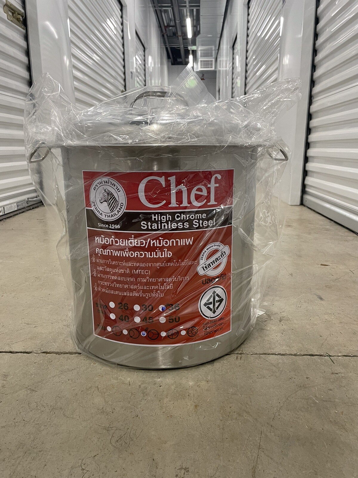 Zebra Brand Commercial Marine Grade Stainless Steel Stock Pot