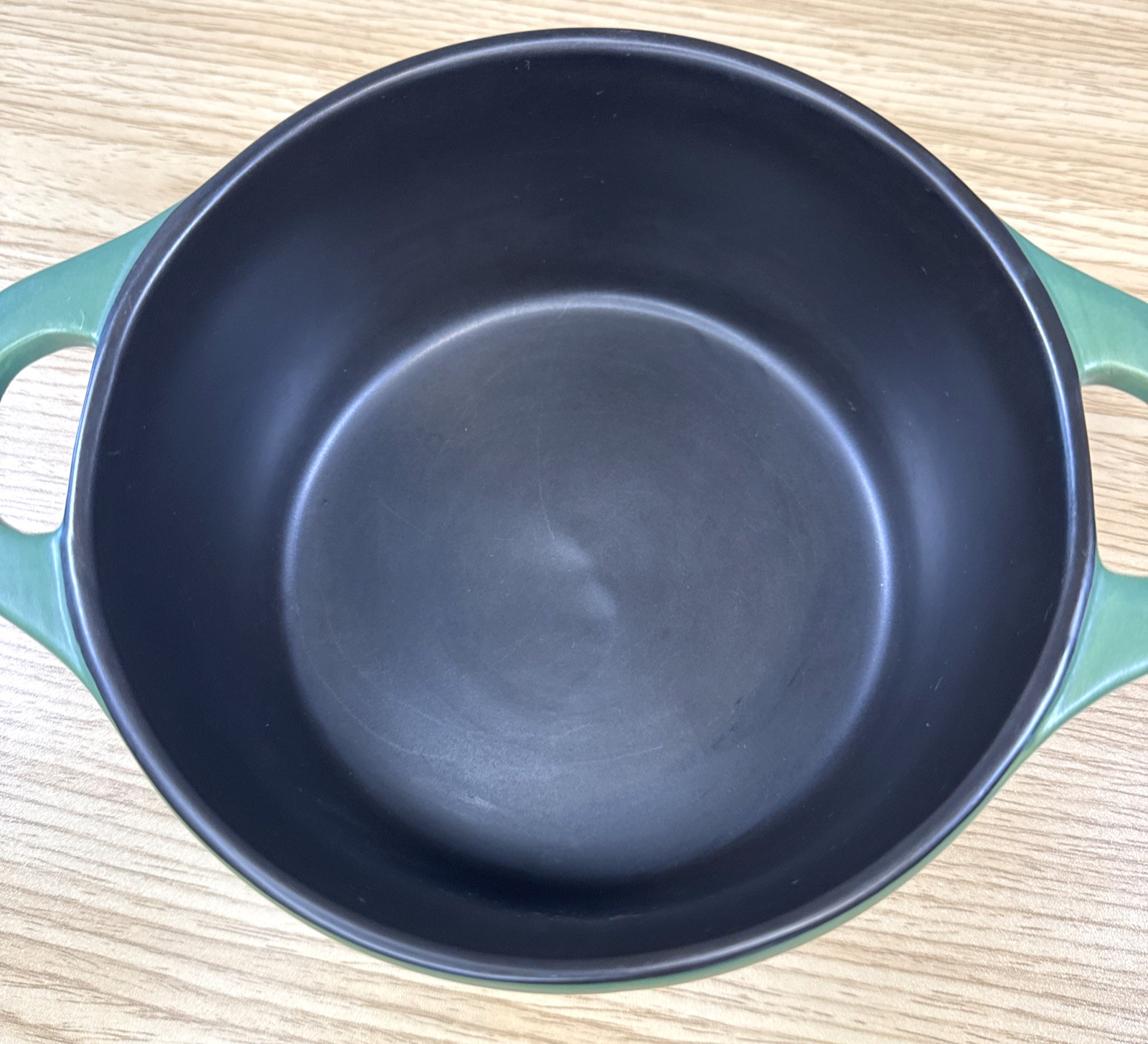 Parini Green 1 Qt Flameproof Casserole Dish Pot w/ Lid Stoneware Ombre