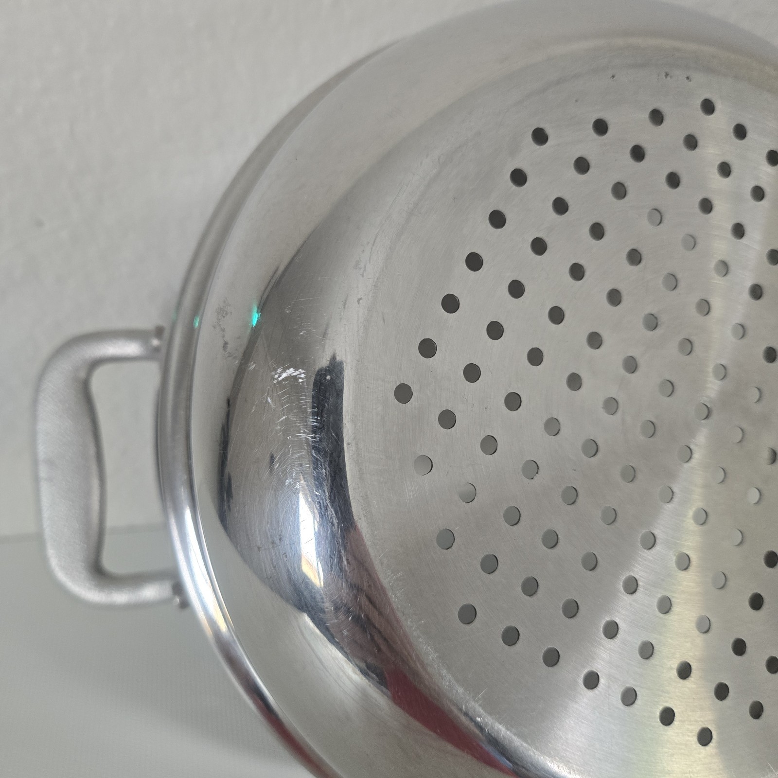 VINTAGE All-Clad Master Chef steamer Insert Stainless STEEL