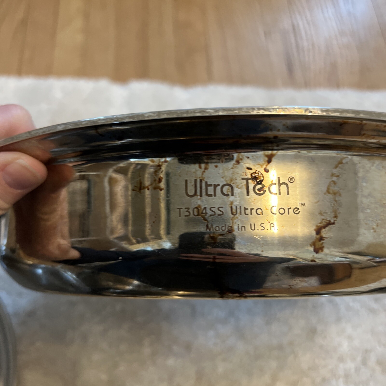 Carico Ultra Tech Stainless Cookware (7) Pan Skillet Pots T304SS USA Ultra Core