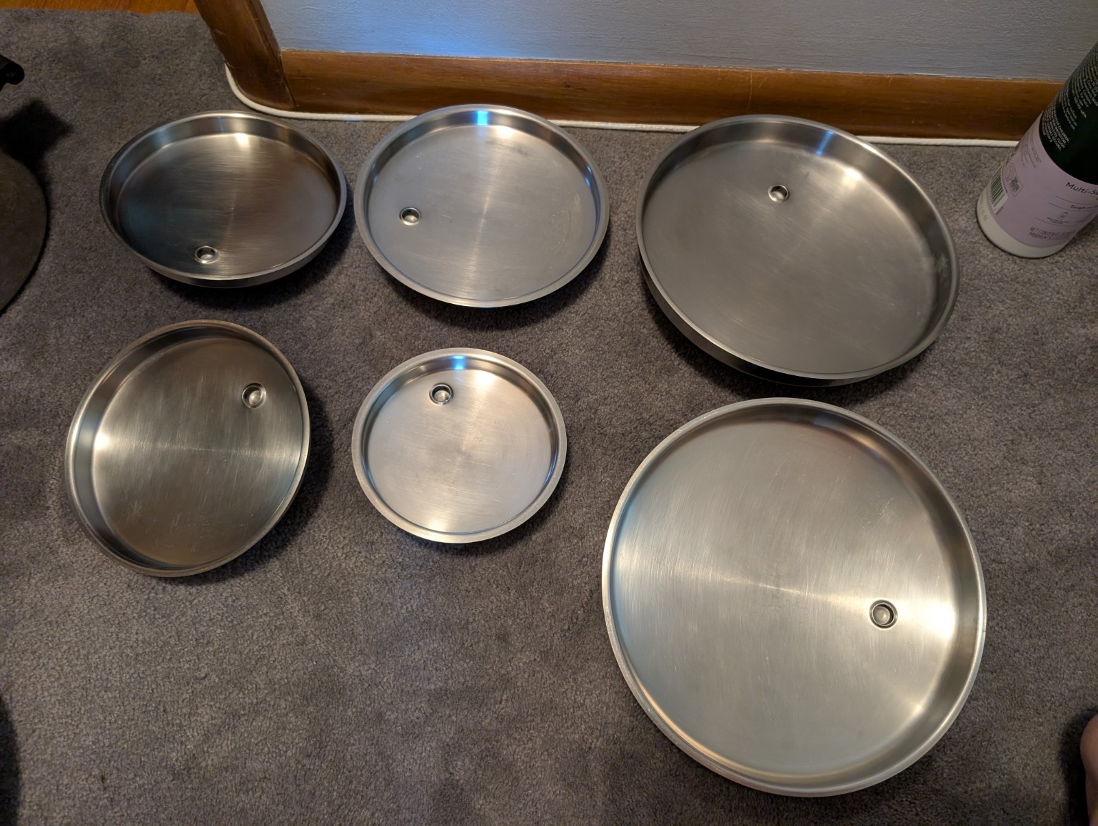 SALADMASTER 18-8 Tri-Clad Stainless Steel 15 Piece Vintage Cookware Set Made USA