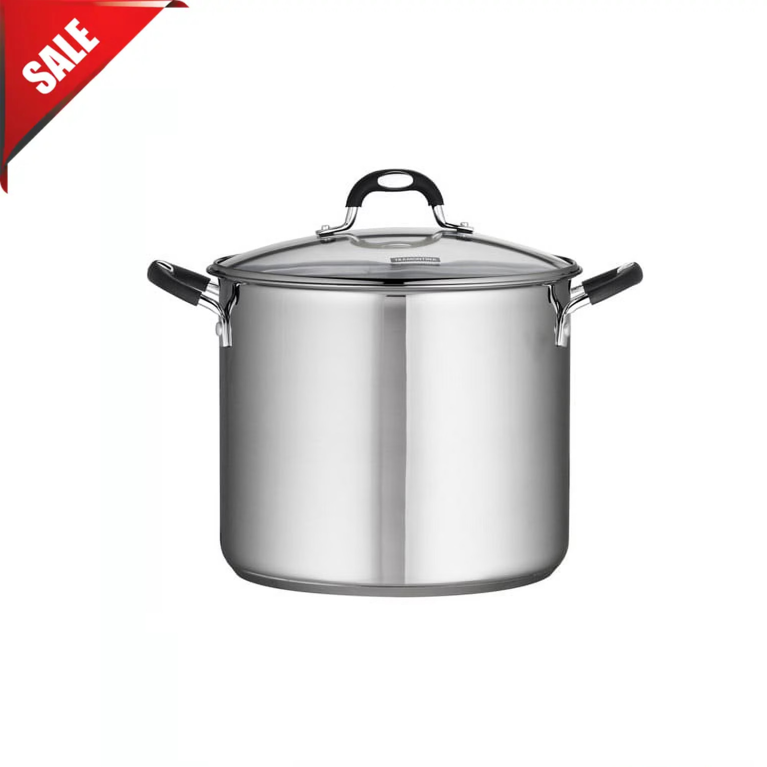 Tramontina Stainless Steel 12 Quart Covered Stock Pot