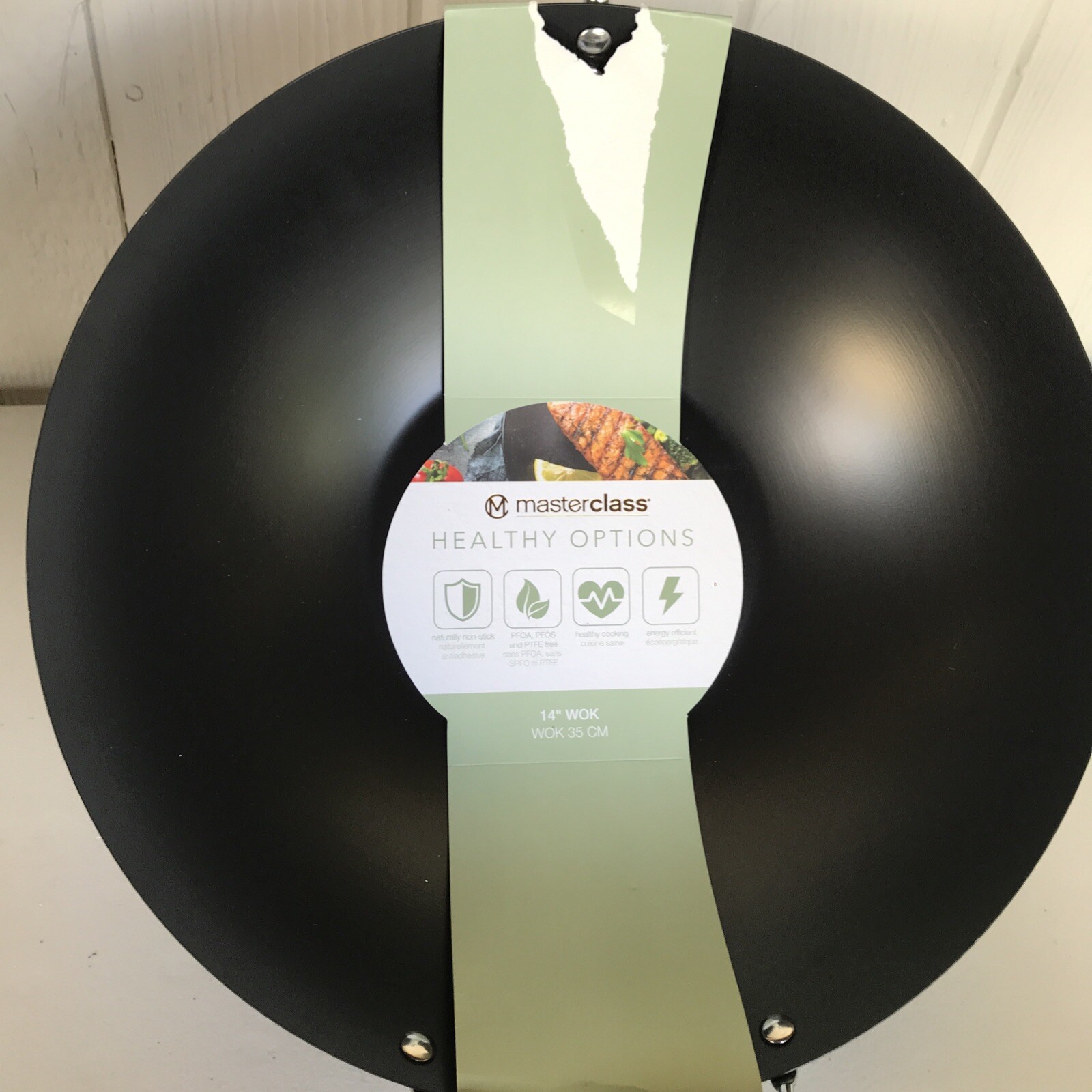 Master Class 14” Wok Healthy Option Non Stick Non Toxic NEW