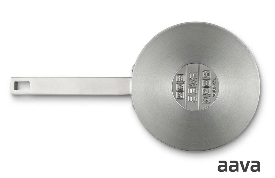 Aava Elements Stainless Steel Saucepan With Lid NEW In Box MSRP $650