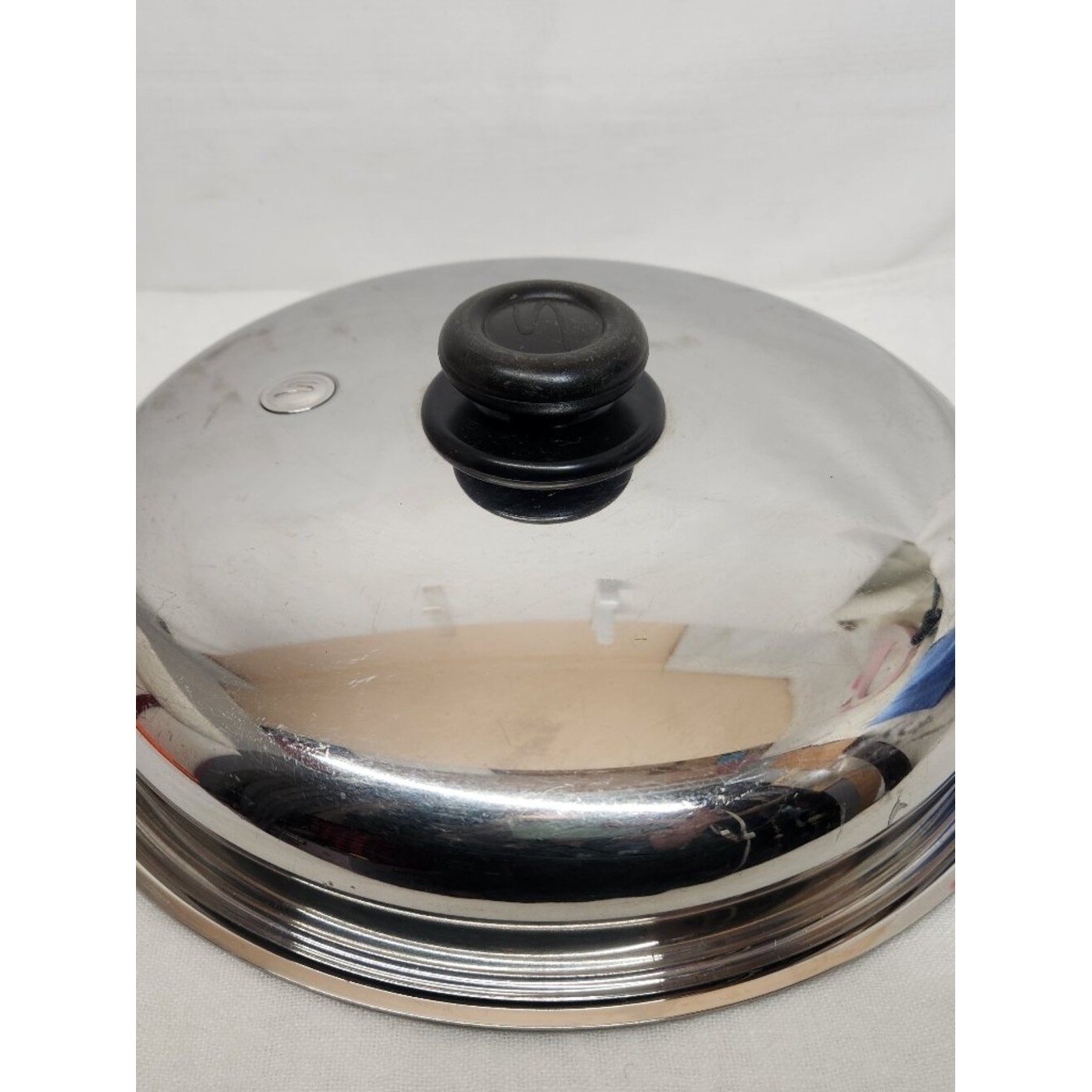 Saladmaster Vapo Lid 12 1/4 Replacement Stainless Steel Steam Vented Lid Only