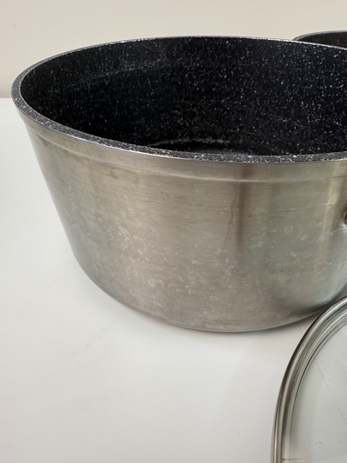 Starfrit The Rock Pot Set With Lids 2 Pieces- Non stick