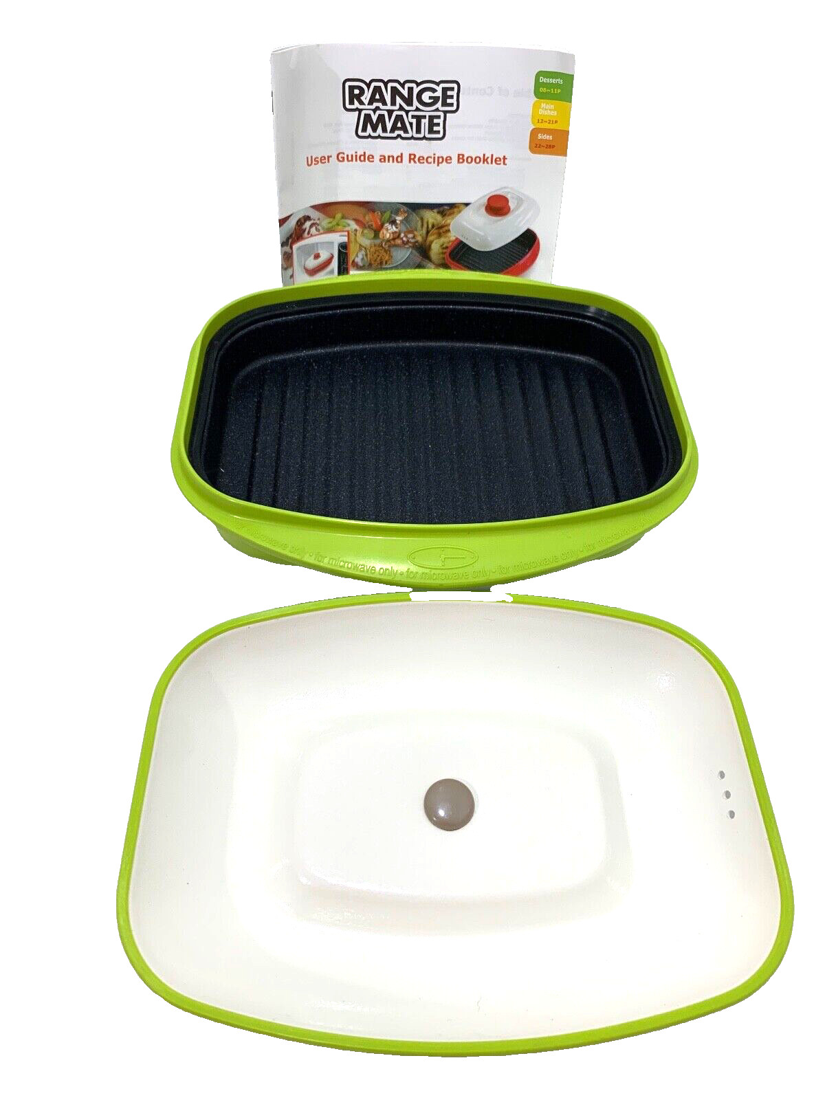 RANGEMATE SMALL green RECTANGULAR MICROWAVEABLE COOKER