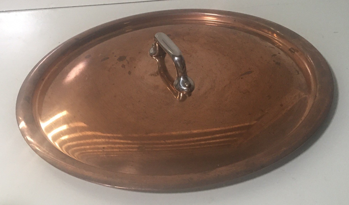 Mauviel 1830 M’150S Copper Saute Pan With Curved Lid