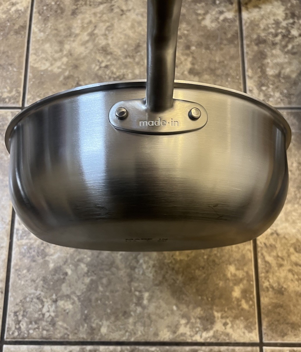 Made In Cookware Stainless Clad 5QT Saucier Pot Made-In Italy 5 QT