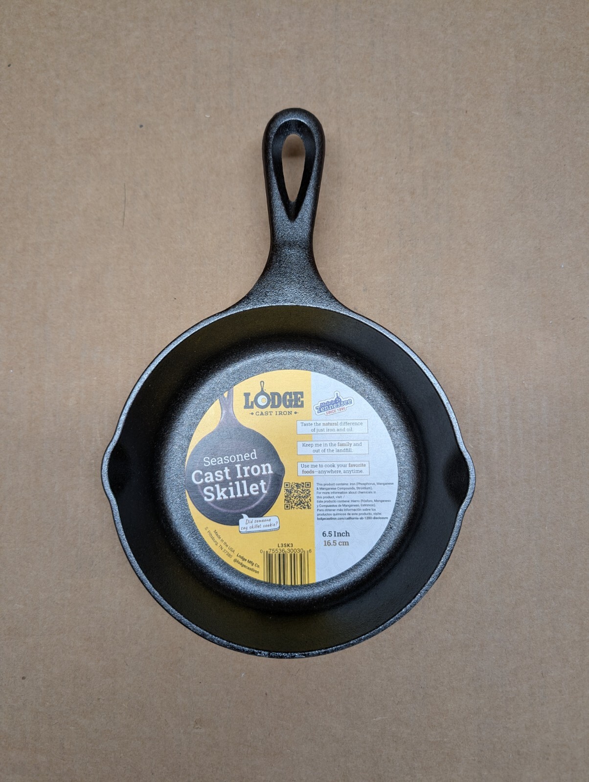 Lodge 6-1/2 Inch Cast Iron Pre-Seasoned Skillet – Signature – Black ( pack of 4)