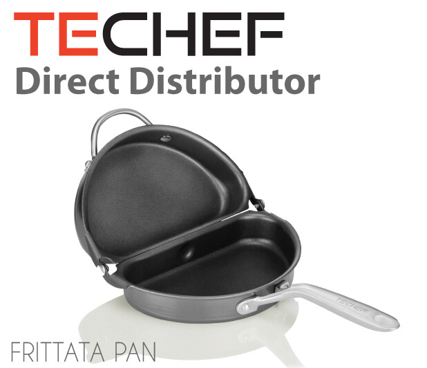 TECHEF – Frittata and Omelette Pan, Double Sided Folding Egg Pan, Made in Korea
