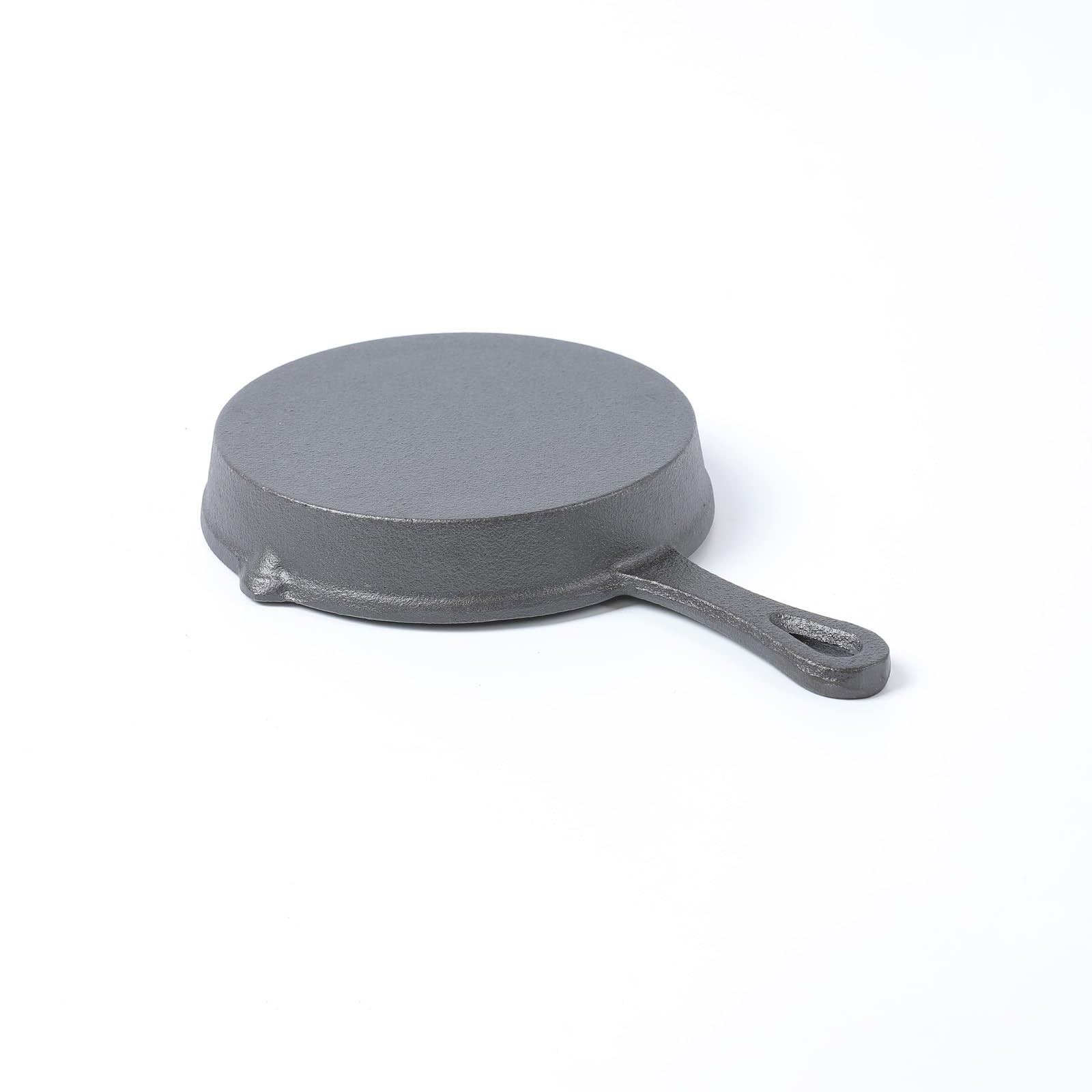 Cast Iron Mini Skillet, Round Pan, Mini Server, DIA 5.3inch, 6 Pcs, Black