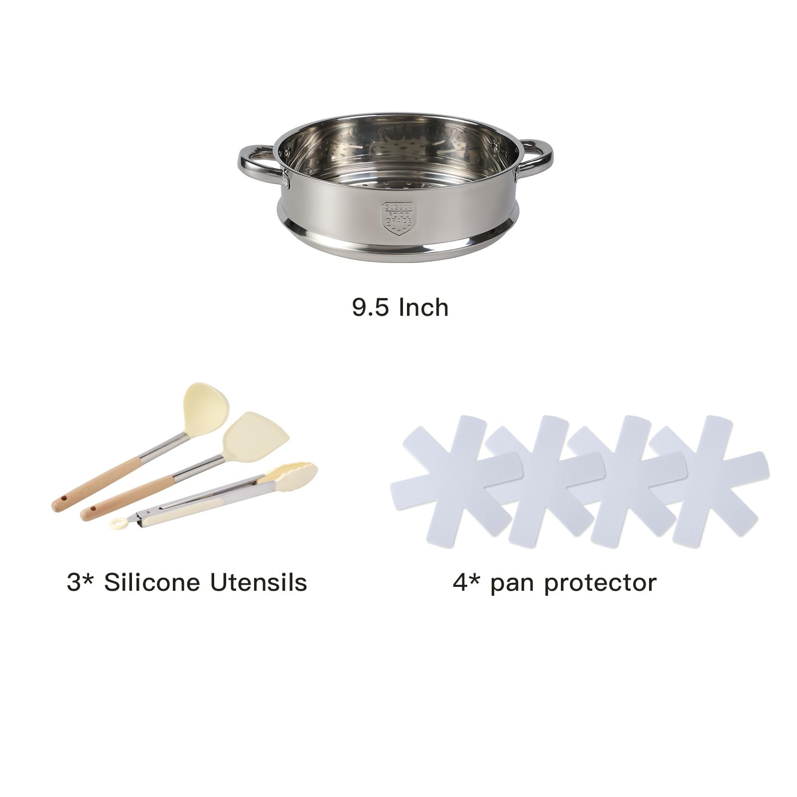 16~Piece Nonstick Cookware Set Pots and Pans