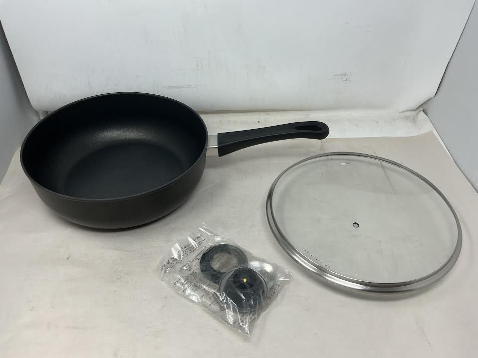 Scanpan Classic Deep Saute Pan, 4 Quart, Black