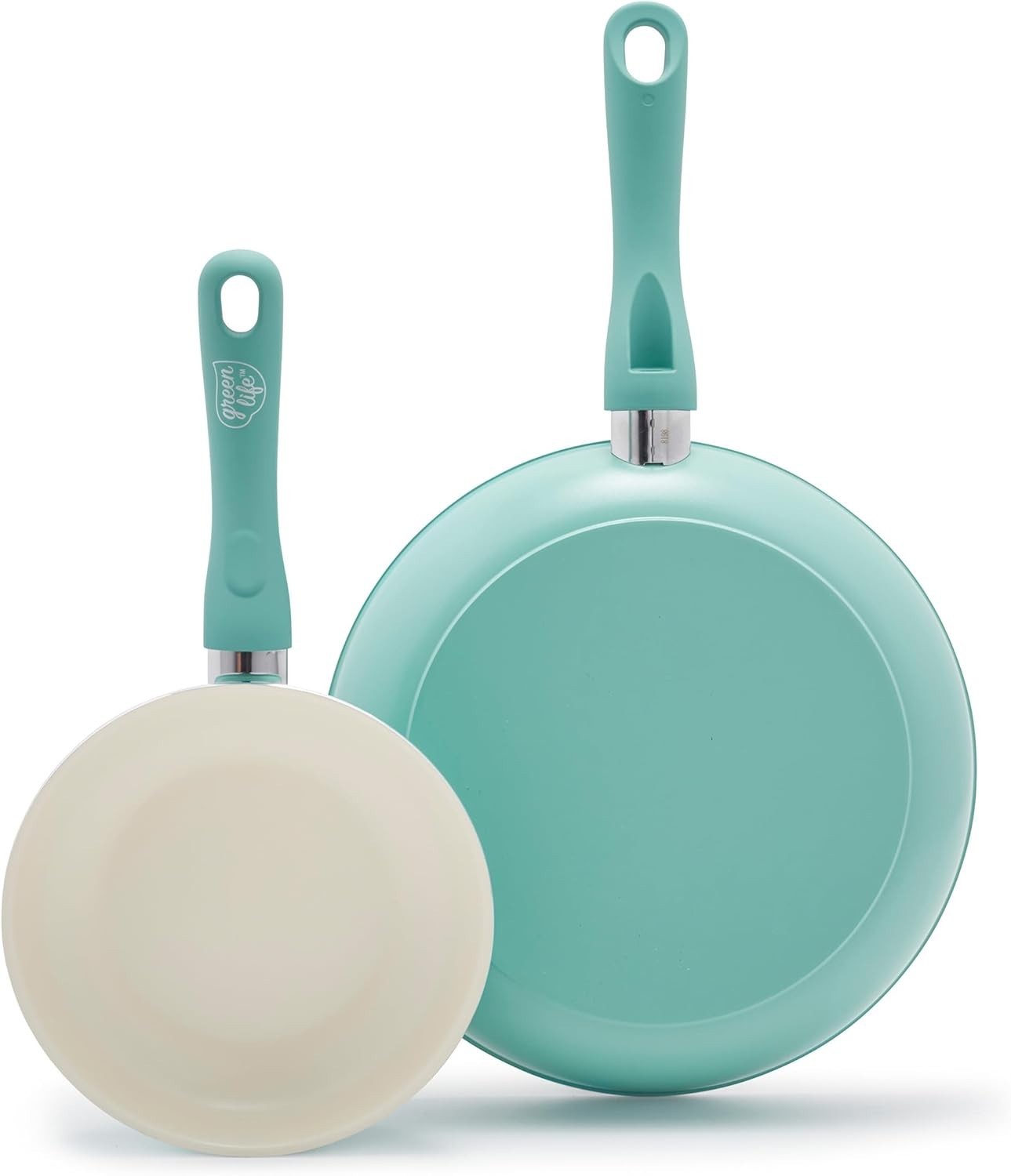 Professional Quality Non-Toxic Frying Pans Set – 7″ & 10″ with Stay-Cool Handles