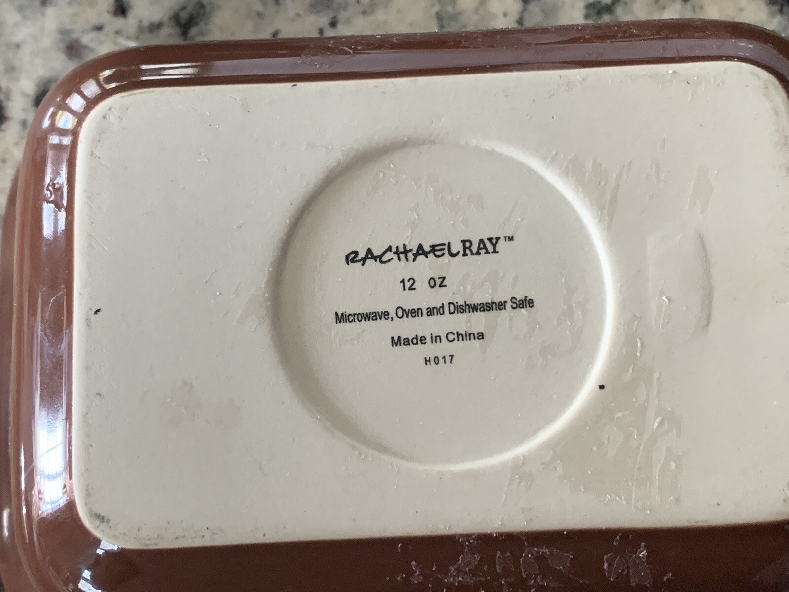 4 Rachel Ray Stoneware 12oz. Brown Casserole Baking Dishes