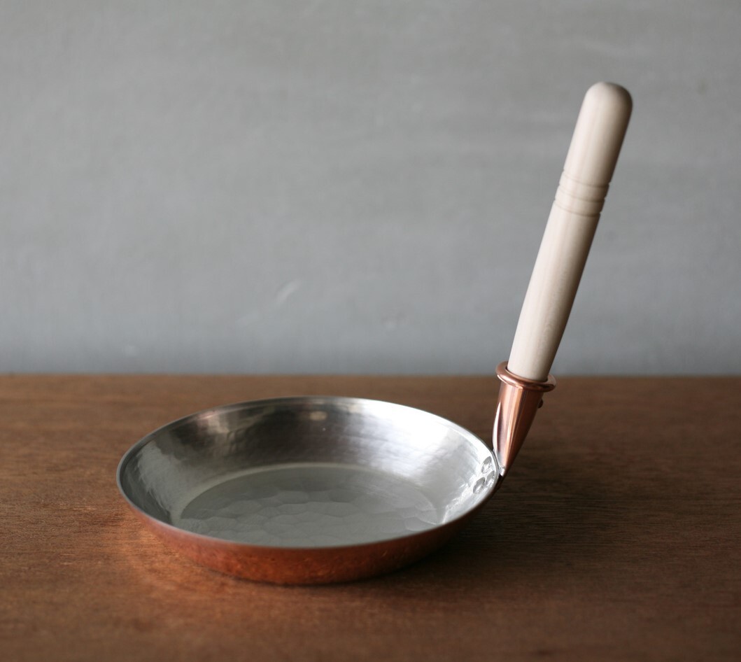 Nakamura Douki Japanese DONBURI Copper Pan w/ Lid Oyako Nabe Gas Handcraft