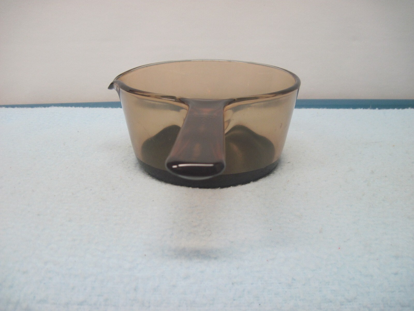 Corning Vision Amber Saucepan w Spout Non Stick 1 Liter. USA