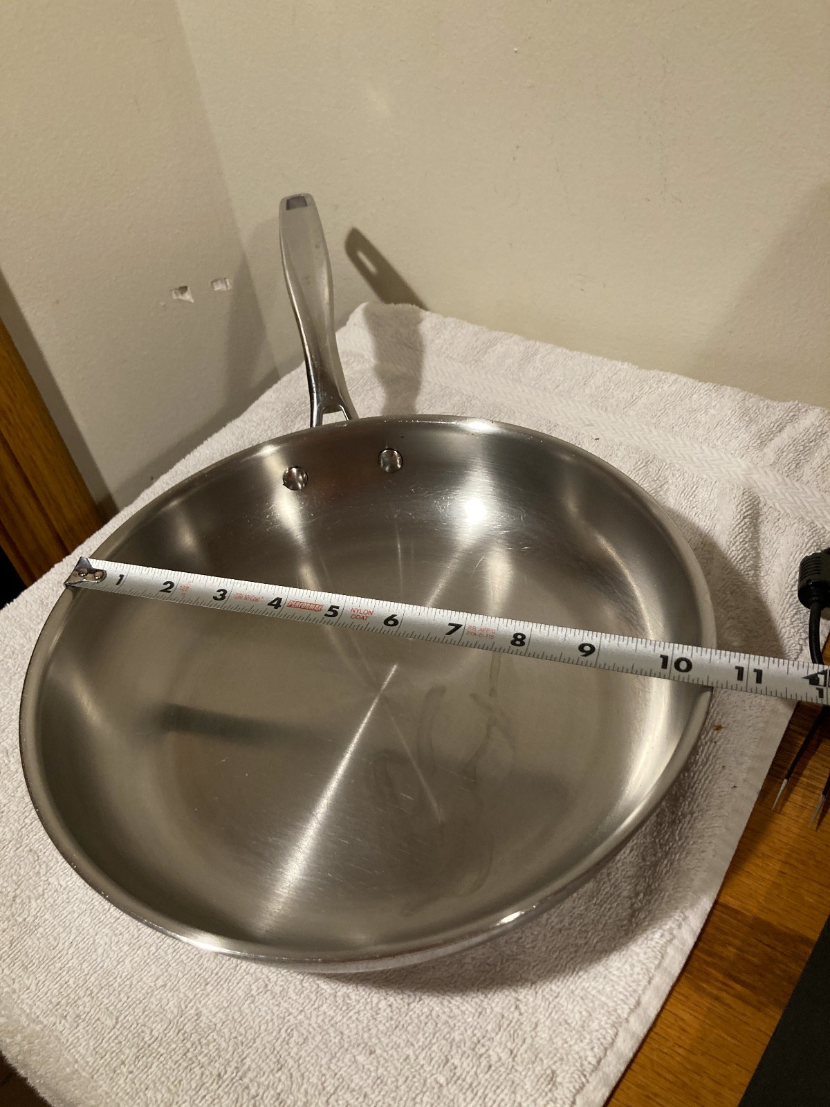 Tramontina 10” 25cm NFS Stainless Steel Tri-Ply-Clad Skillet Sautee Fry Pan