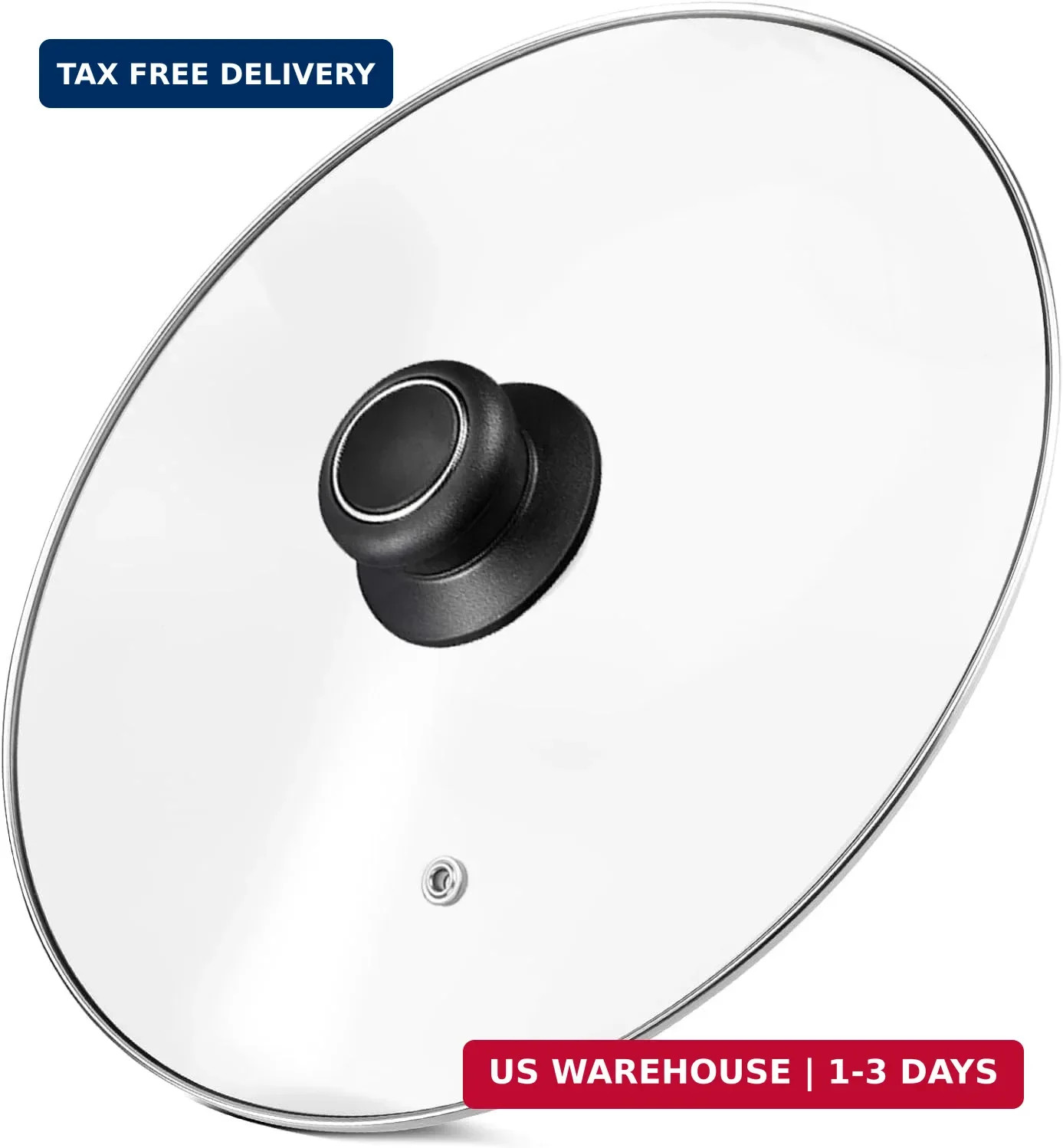 12 Inch Pan Lid – Glass Lids For Lodge 12″ Cast Iron Skillet, Frying Pan, Wok, P