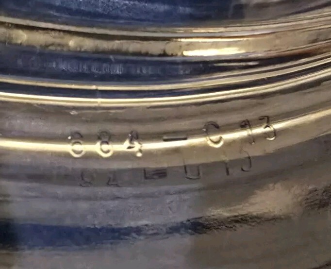 Vintage Pyrex Clear 684-C Bubble Lid Replacement For 024 D Handle Bowls