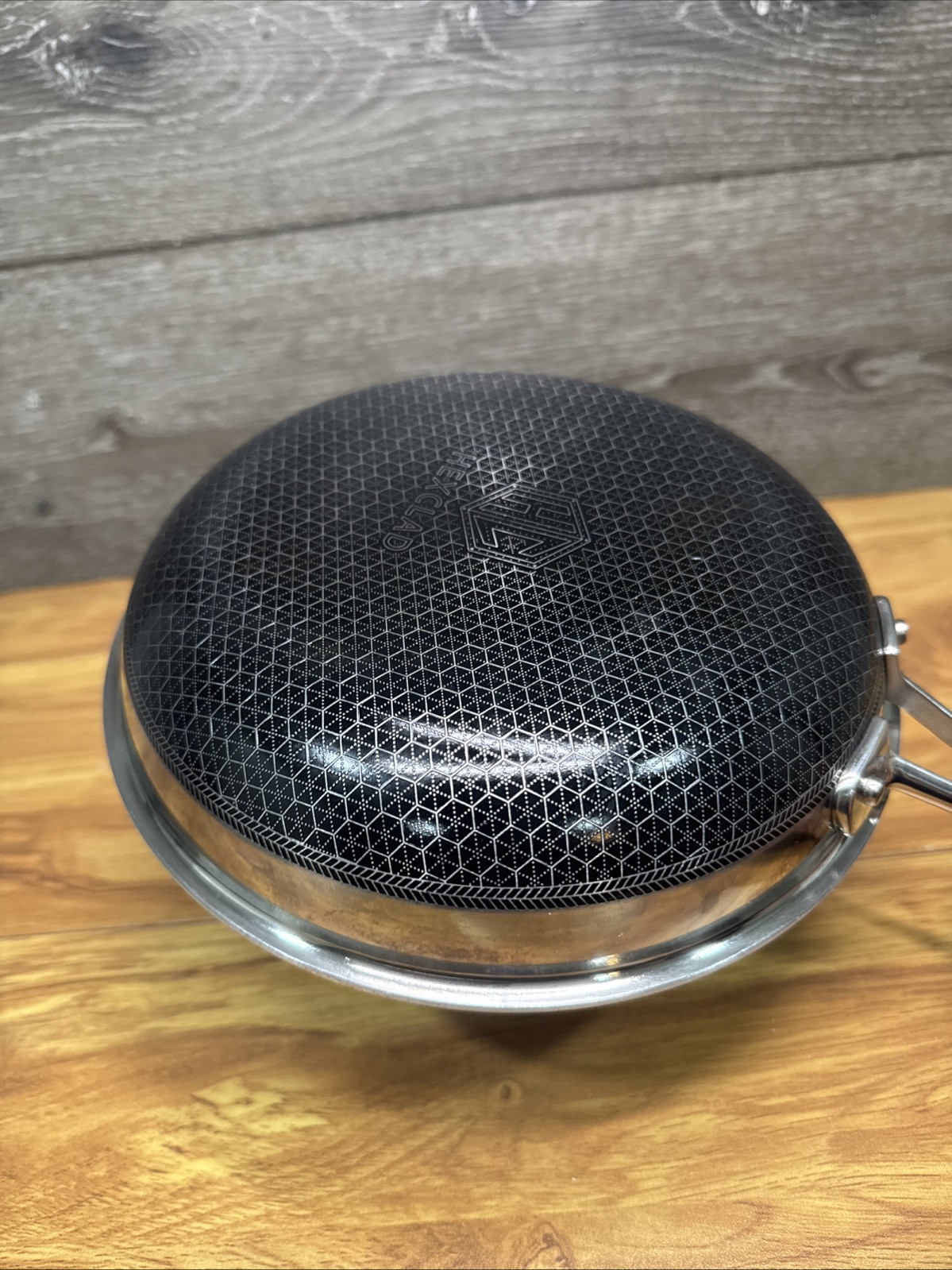 HexClad Hybrid Stainless Steel Non-Stick 8 inch Frying Pan NO Lid