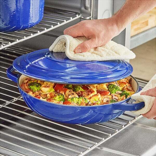 Valor 3.25 Qt. Enameled Cast Iron Brazier / Casserol Dish (select color below)