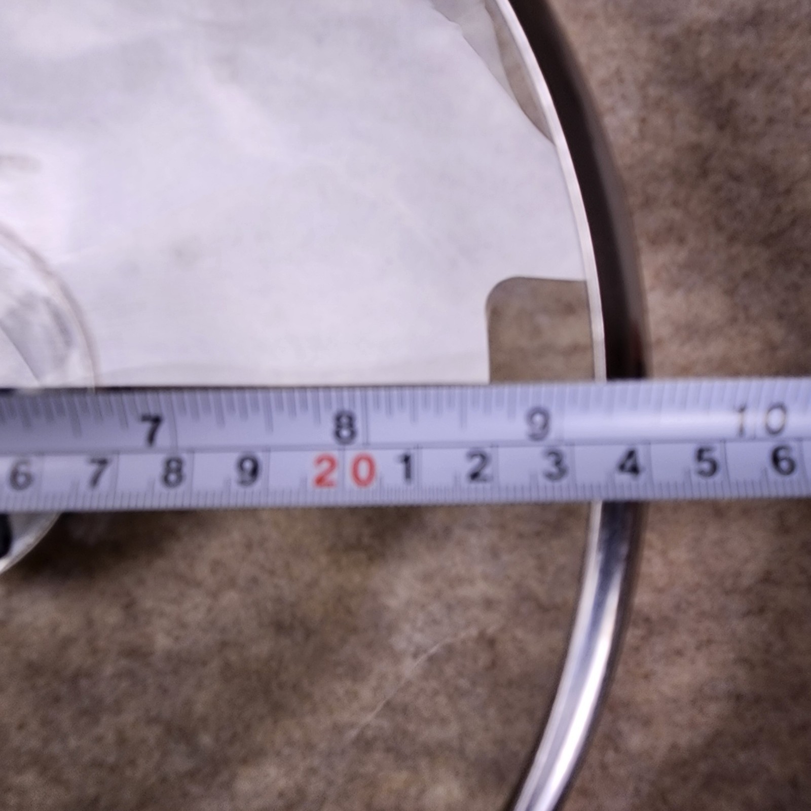 Berndes Glass Lid Round 9 3/8 Inch Stainless Steel Knob