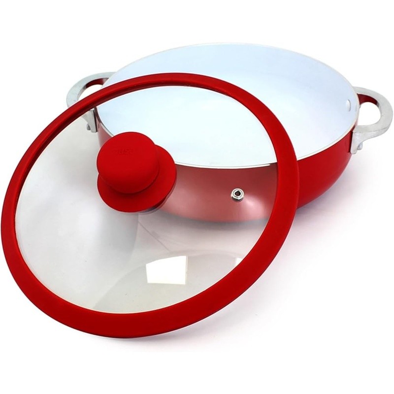 Durable Ceramic Caldero Cooking Pot 3.2qt Even Heat Retention Versatile Tool New