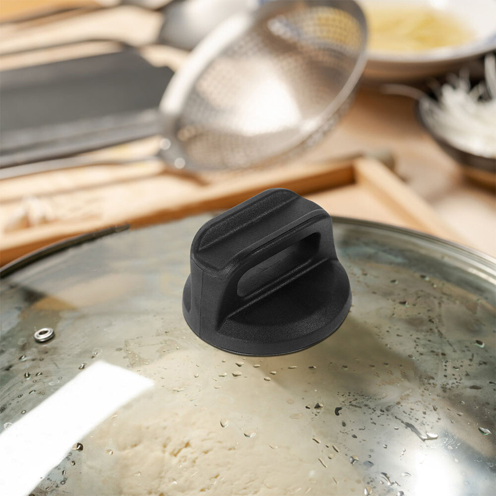 2PCS Anti-scald Pot Lid Top Knob Replacement Pot Lid Handle Lid Bakelite Handles