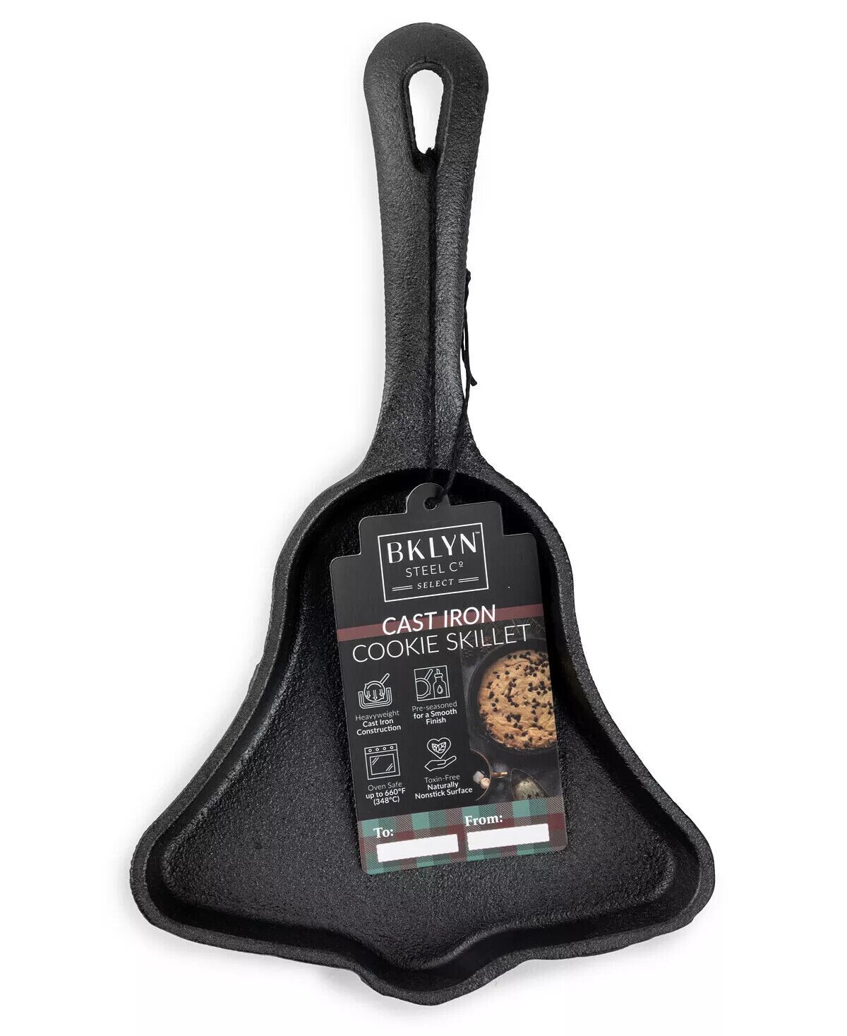 Brooklyn Steel Co. Mini Cast Iron Skillet ~ Jingle Bell ~ Cookie Skillet ~ New