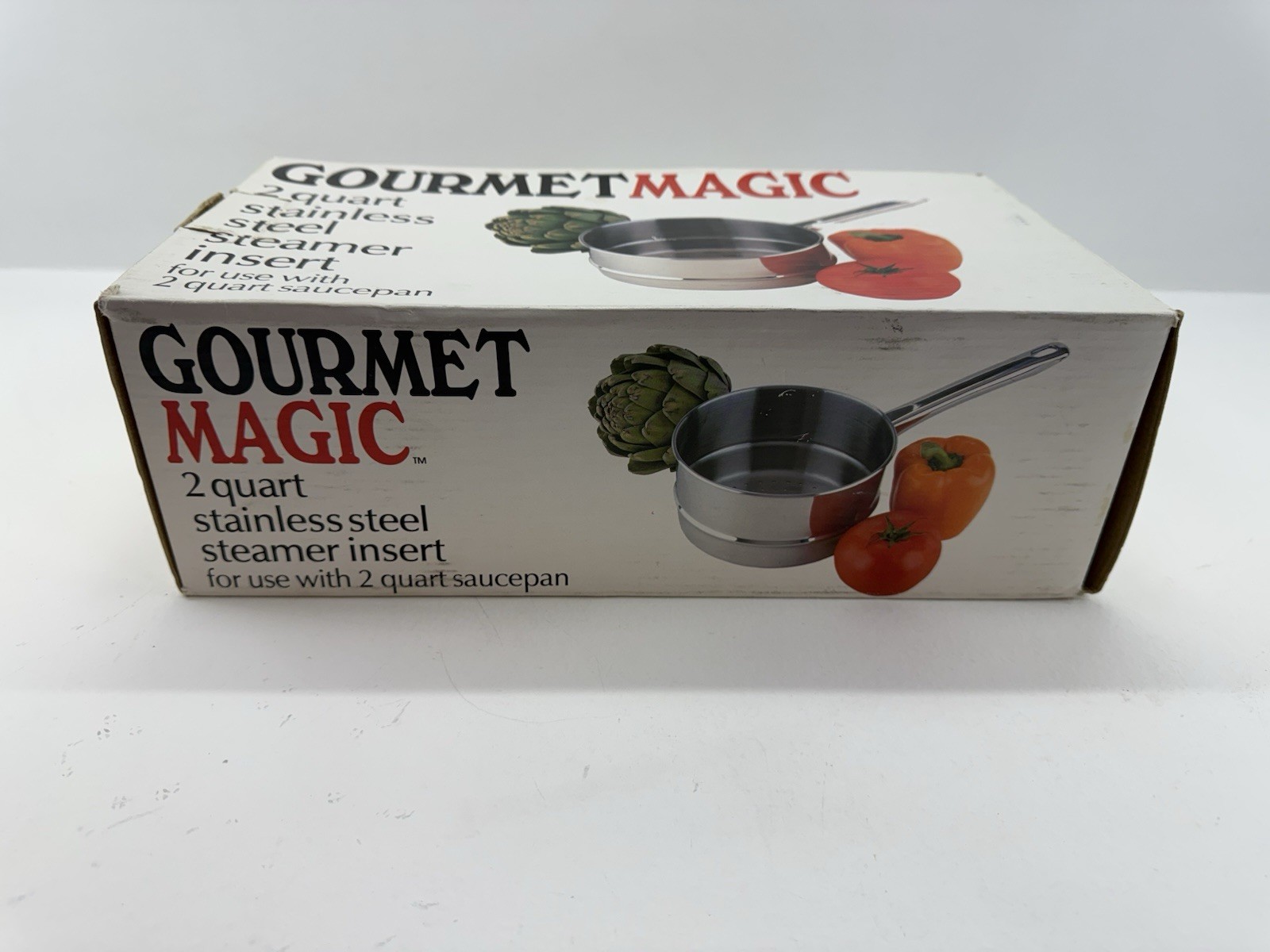“Stainless Steel 2 Qt Steamer & Double Boiler Insert – 17cm (6.7 in) OD