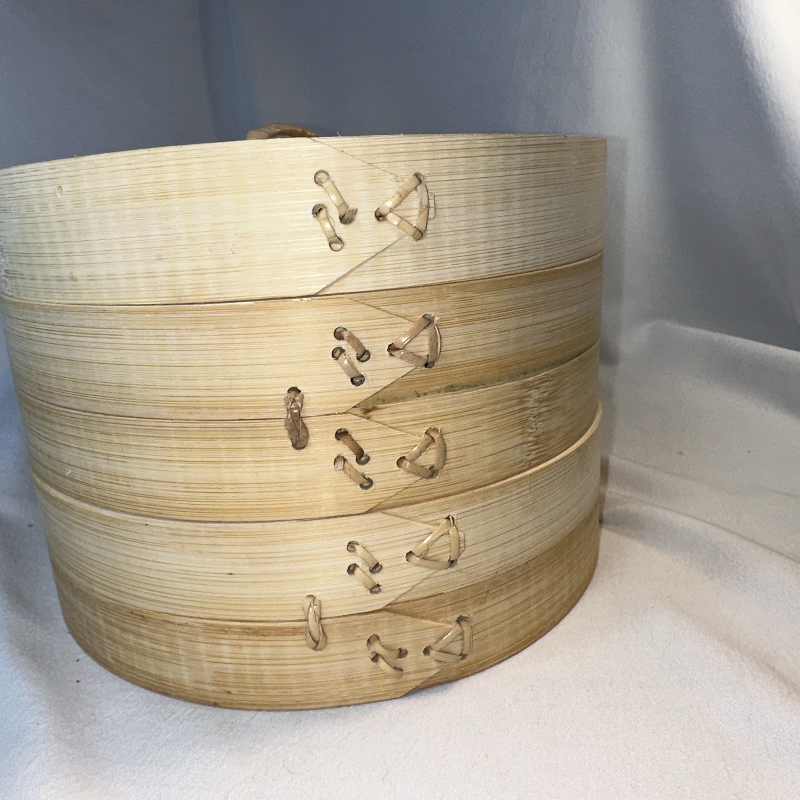 Bamboo Steamer Classic 8″ 2 tier steam basket Asian cooking