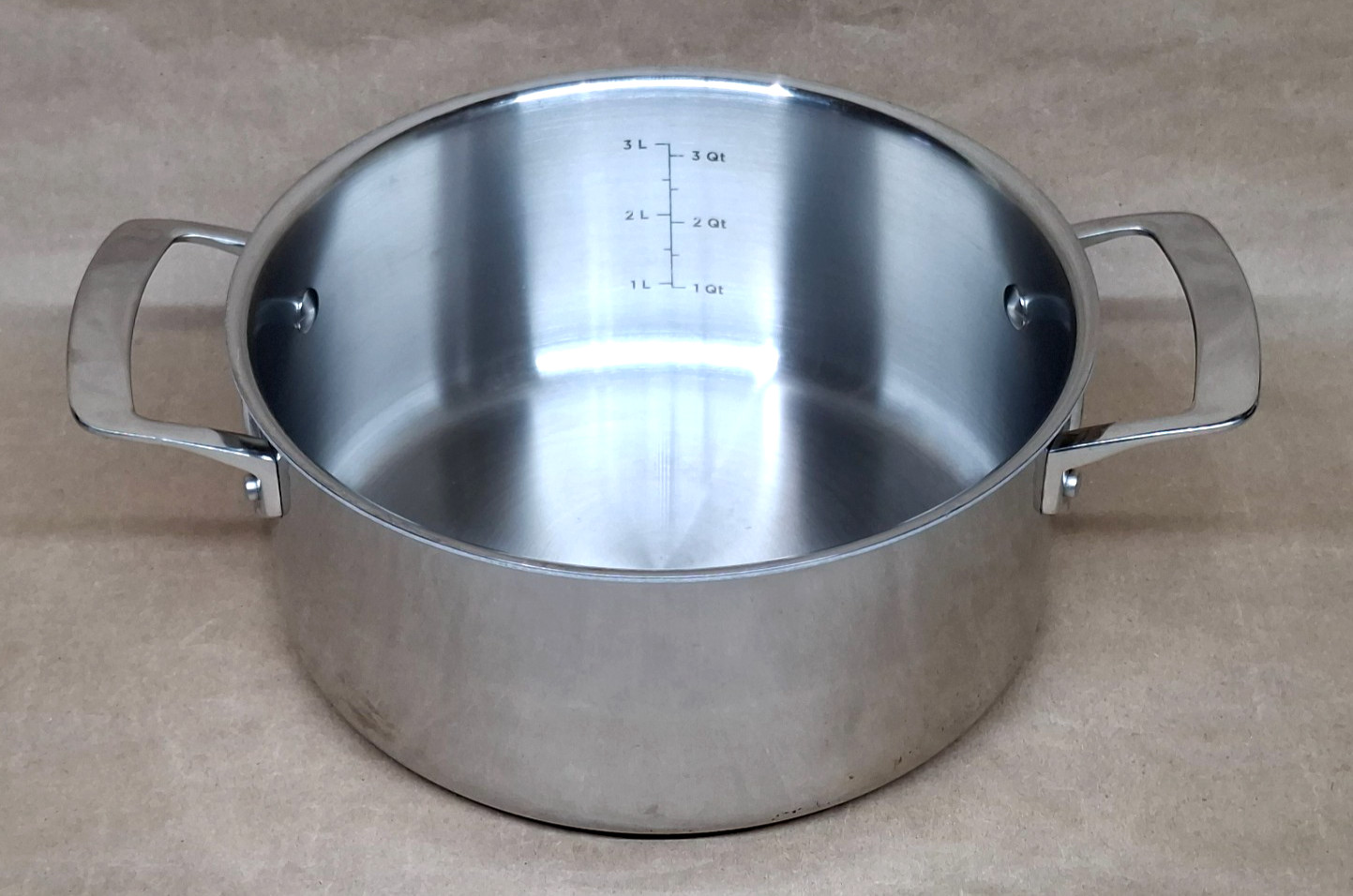 VIKING 3-Ply Stainless Steel 4Qt Casserole Pot Pan StockPot 40011-3004 (No Lid)