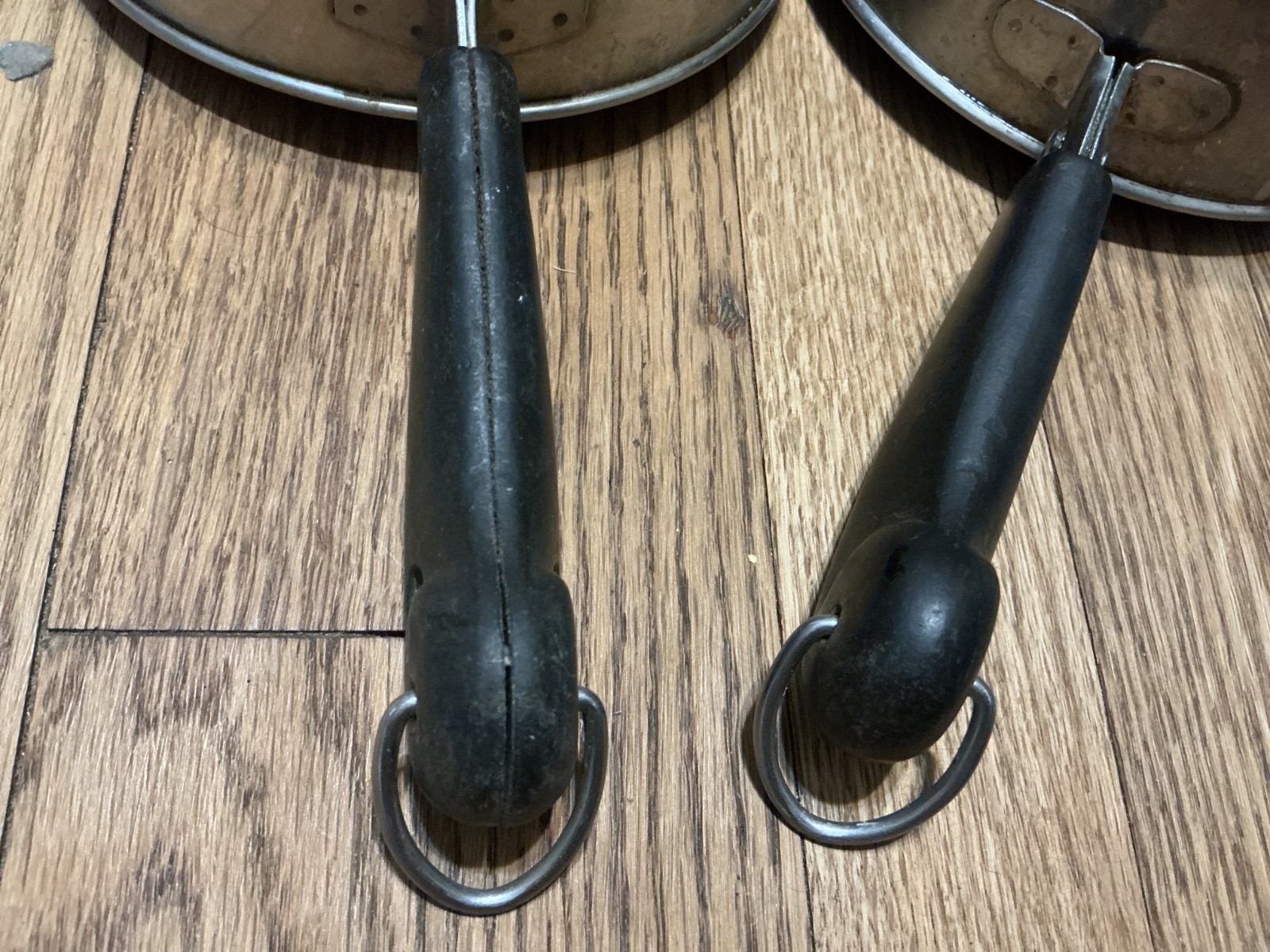 Stainless steel – copper clad cook pans, 6-1/4″, lot of 2