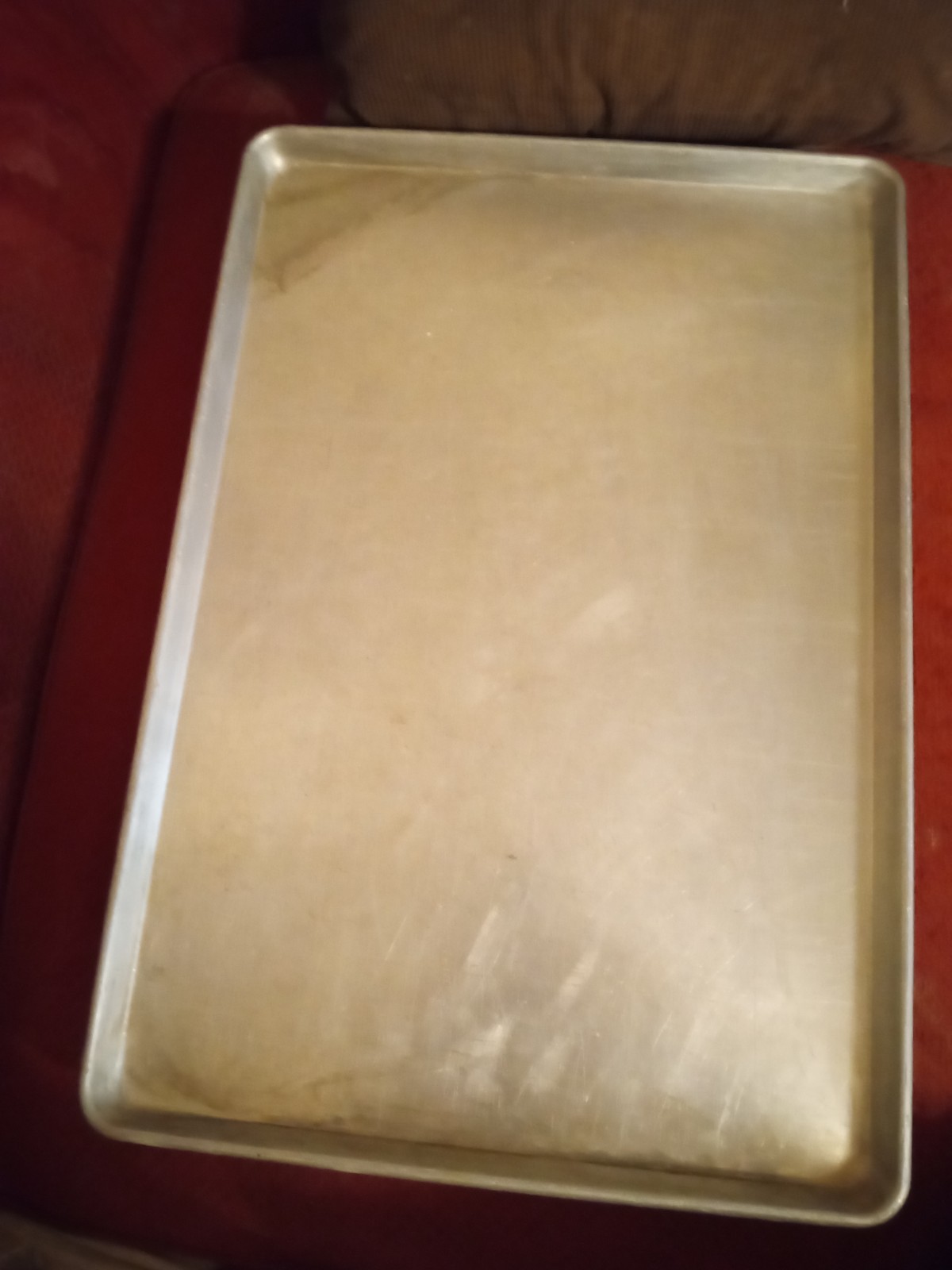 2 VTG Commercial Cookie Sheets Hard Alloy Aluminum Nash Metalware NY 16.5×24.5