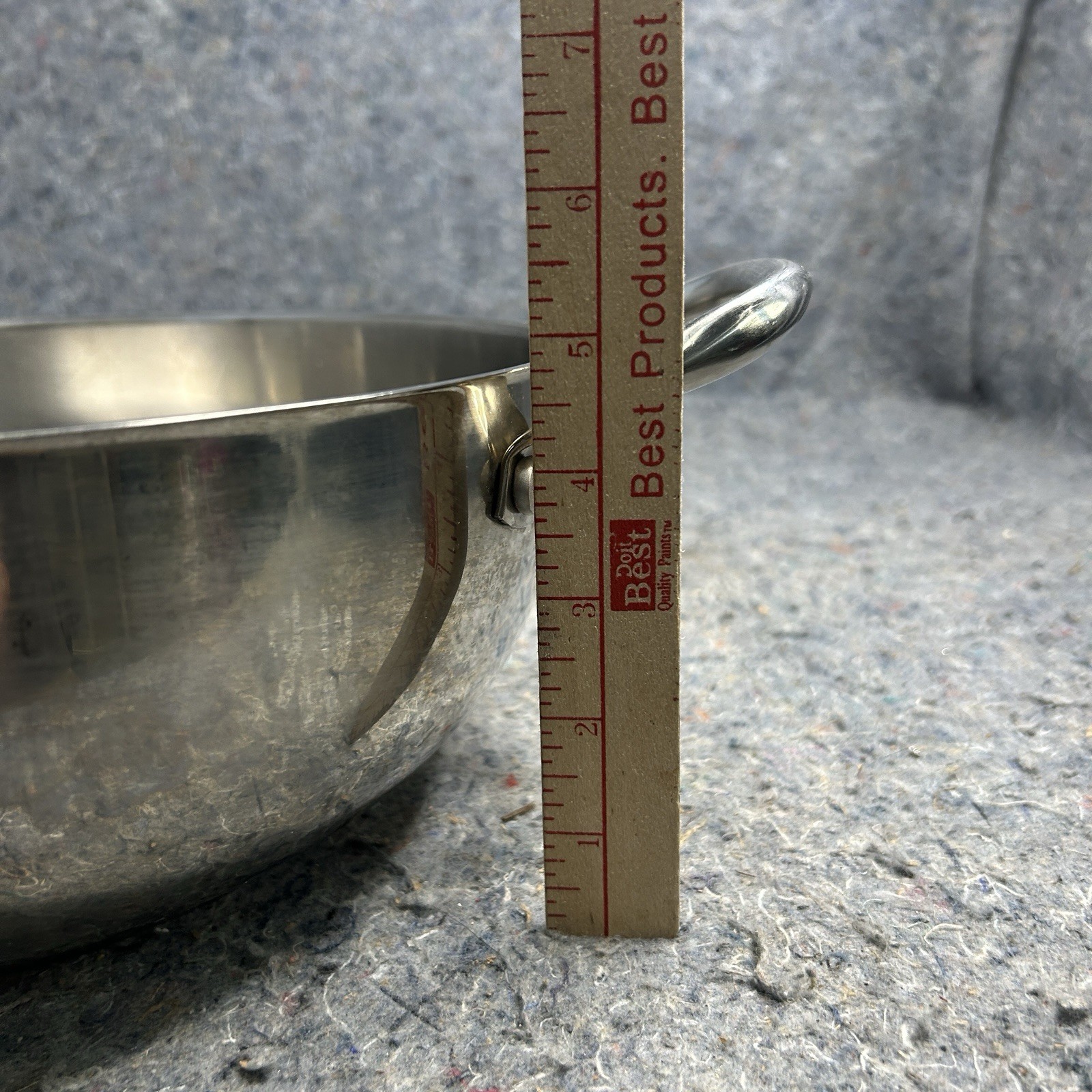 Wolfgang Puck Cafe Collection 12” Chef’s Pot Stainless Steel Pan No Lid