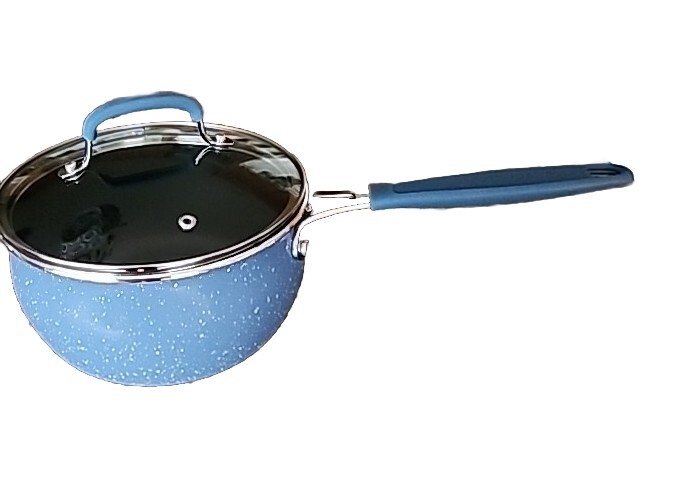 Pioneer Woman ~ KEEPSAKE BLUE SPECKLE ~ 2.5 Qt. ~ Nonstick ~ Saucepan w/Lid