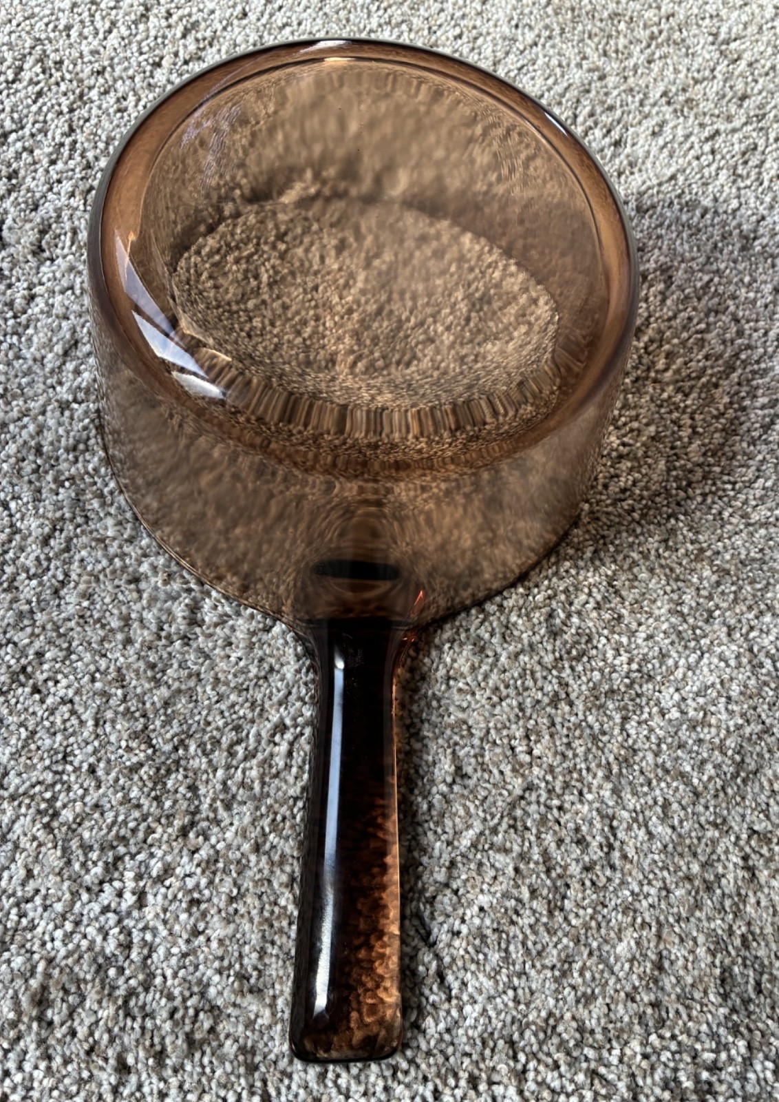 Corning Pyrex Visions Amber 1 1/2 Quart 1.5 Covered Saucepan pan & Lid V-1.5-C