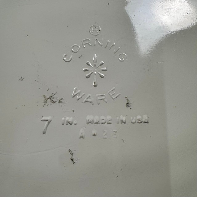 Vintage Corning Ware Cornflower Blue 7in Square Baking Dish A-23 No Lid