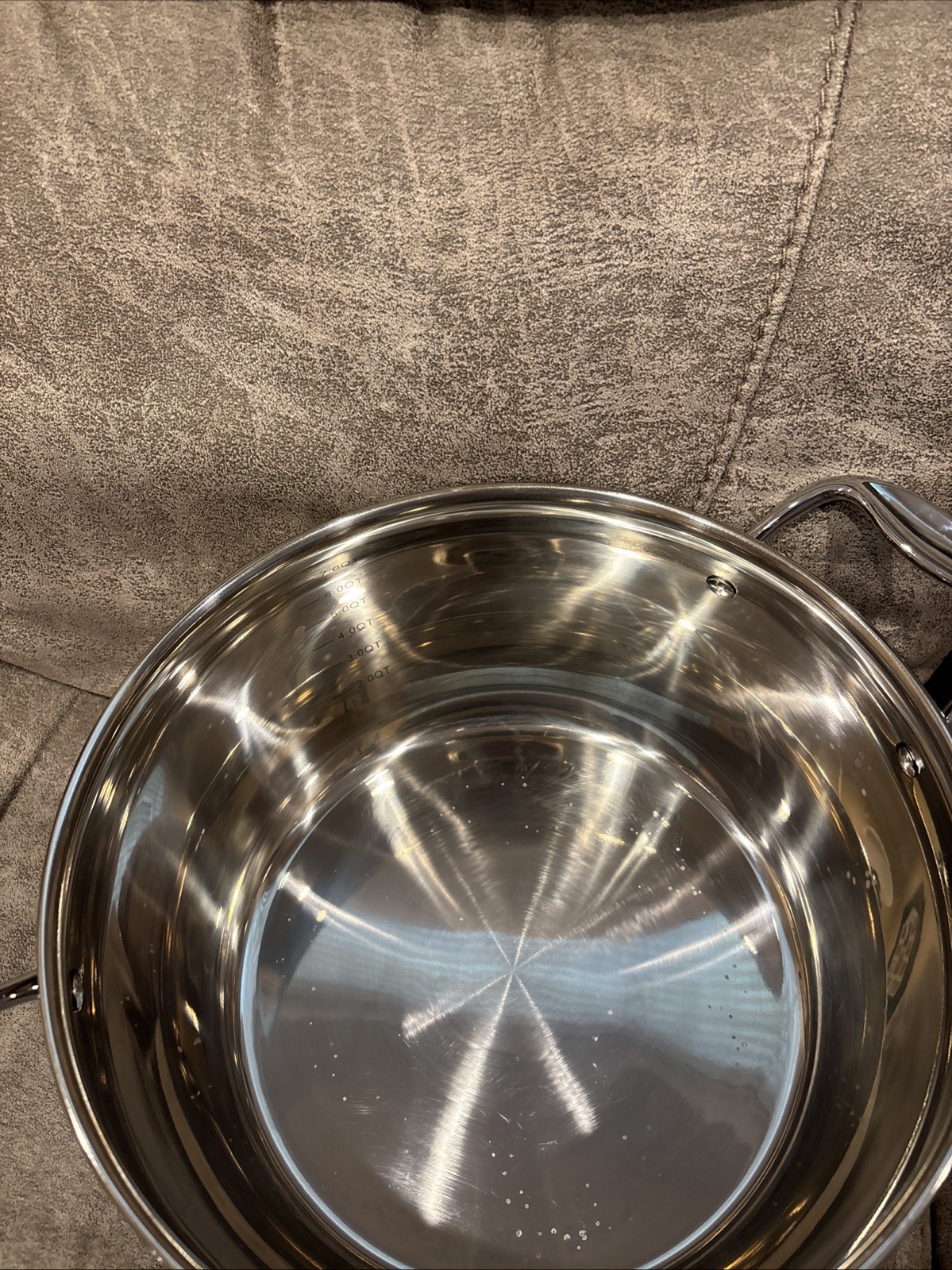 David Burke Huge 9 Qt Stock Pot w/ Vented Glass Lid Gourmet Pro Stainless Steel