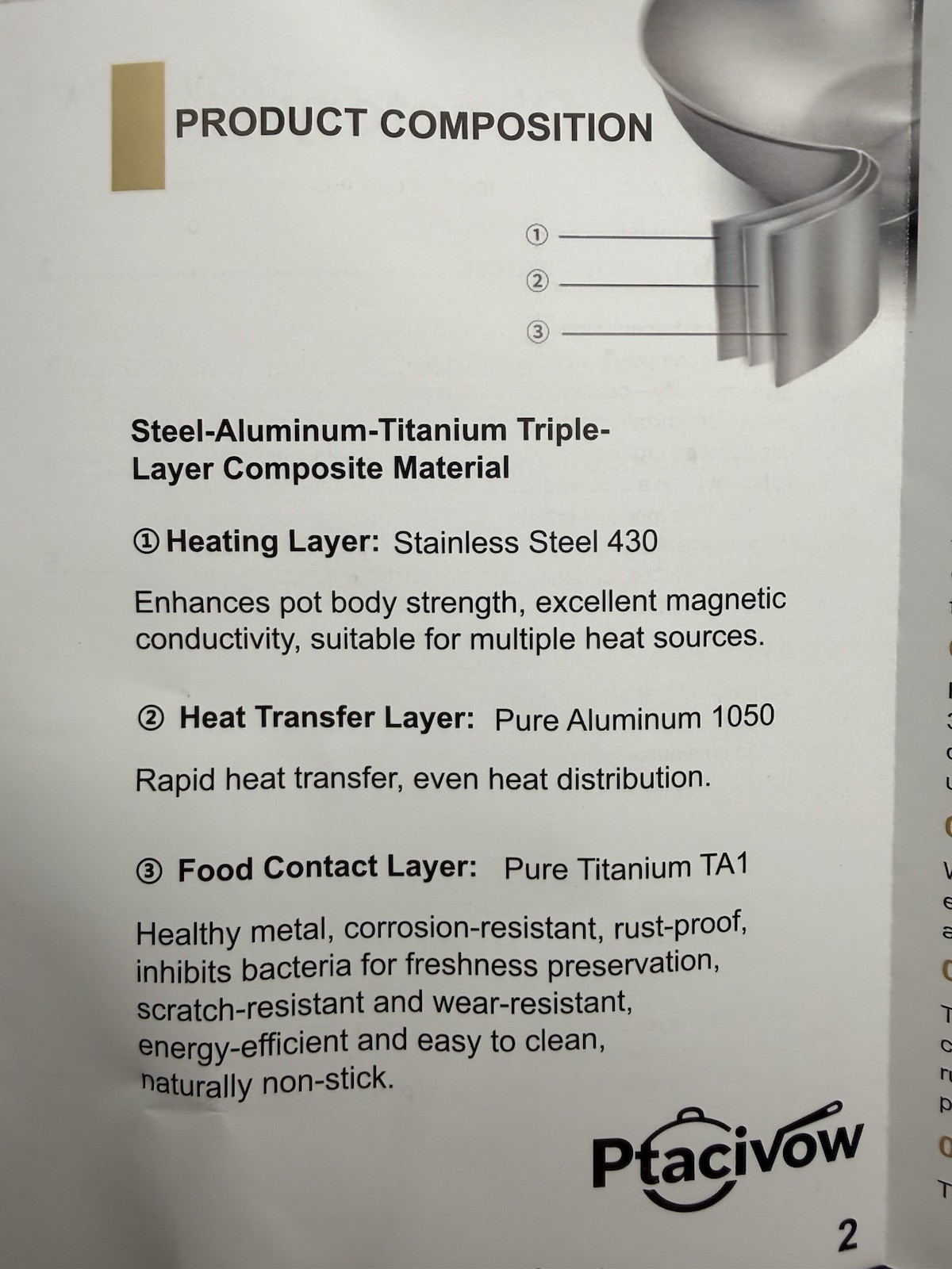 Ptacivow 10″ Titanium Pans for Cooking,99.6% Titanium Frying Pan Healthy *READ..
