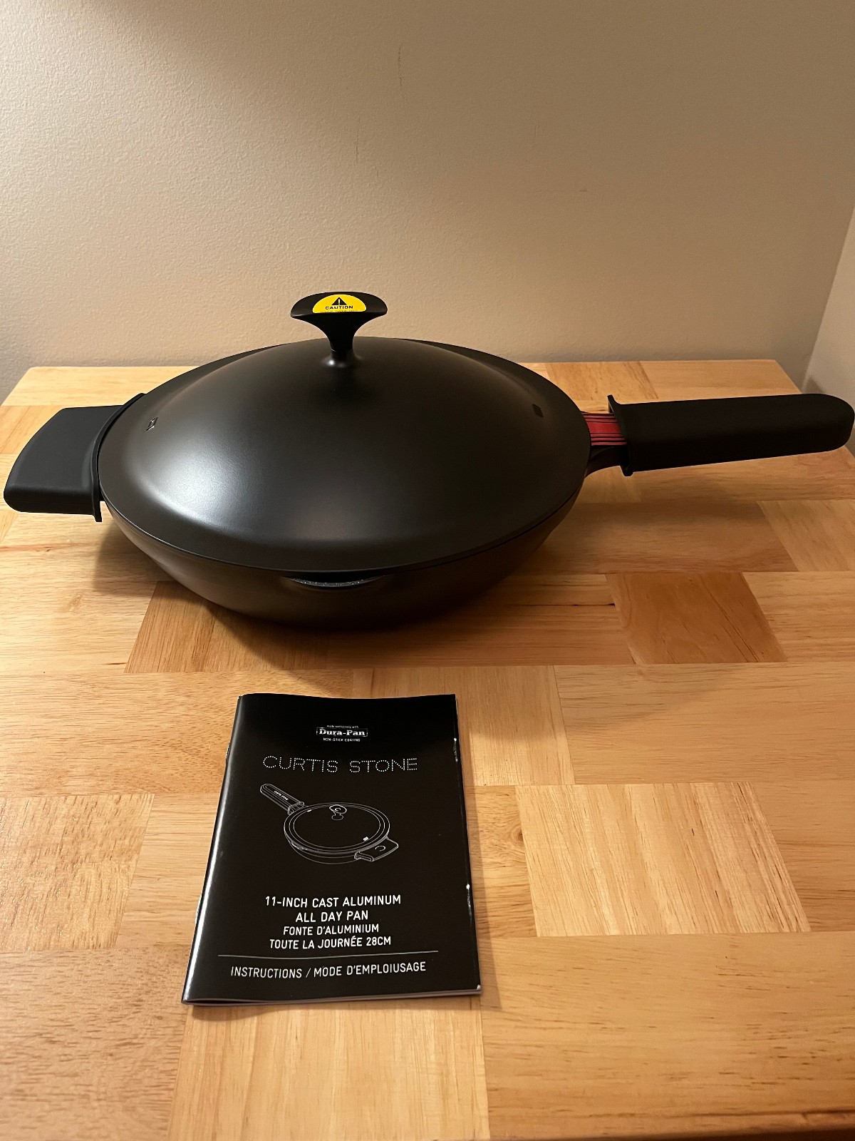 Curtis Stone Dura-Pan Nonstick Cast Aluminum All Day Pan~Black~Brand New
