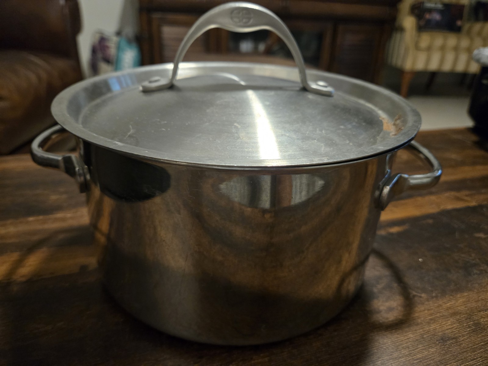 Cuisinart #944 Double Handle 3QT Soup Pot With Lid Stainless Steel