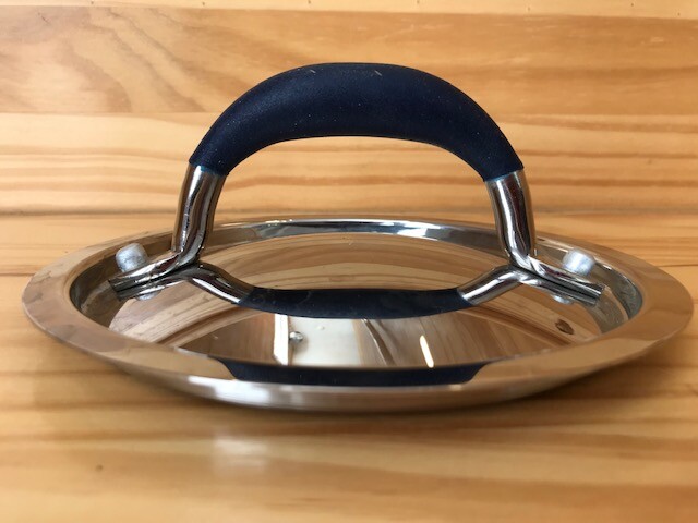 Stainless Steel Lid 6 1/8 Outer Diameter (5 3/8 Inner Diameter) Stay Cool Handle