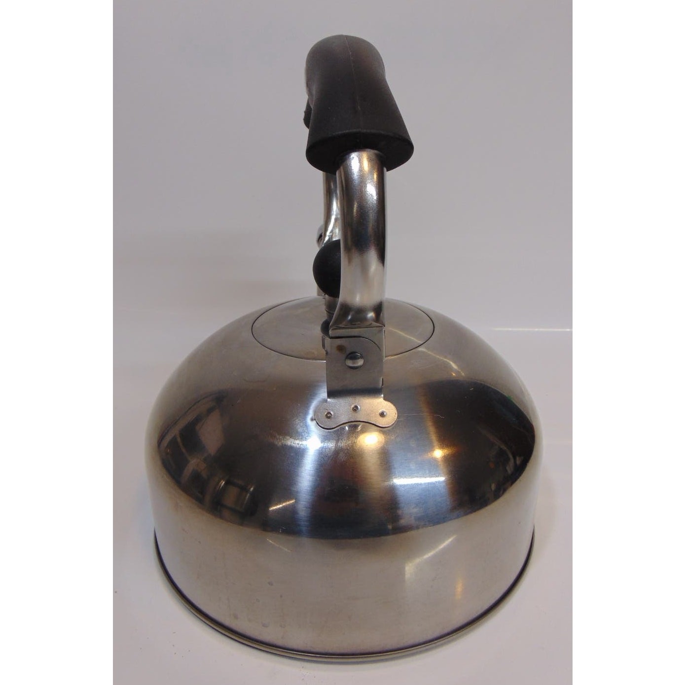 Whistling Tea Kettle Stove Top Stainless Steel Pot Water Coffee Boiling Silver
