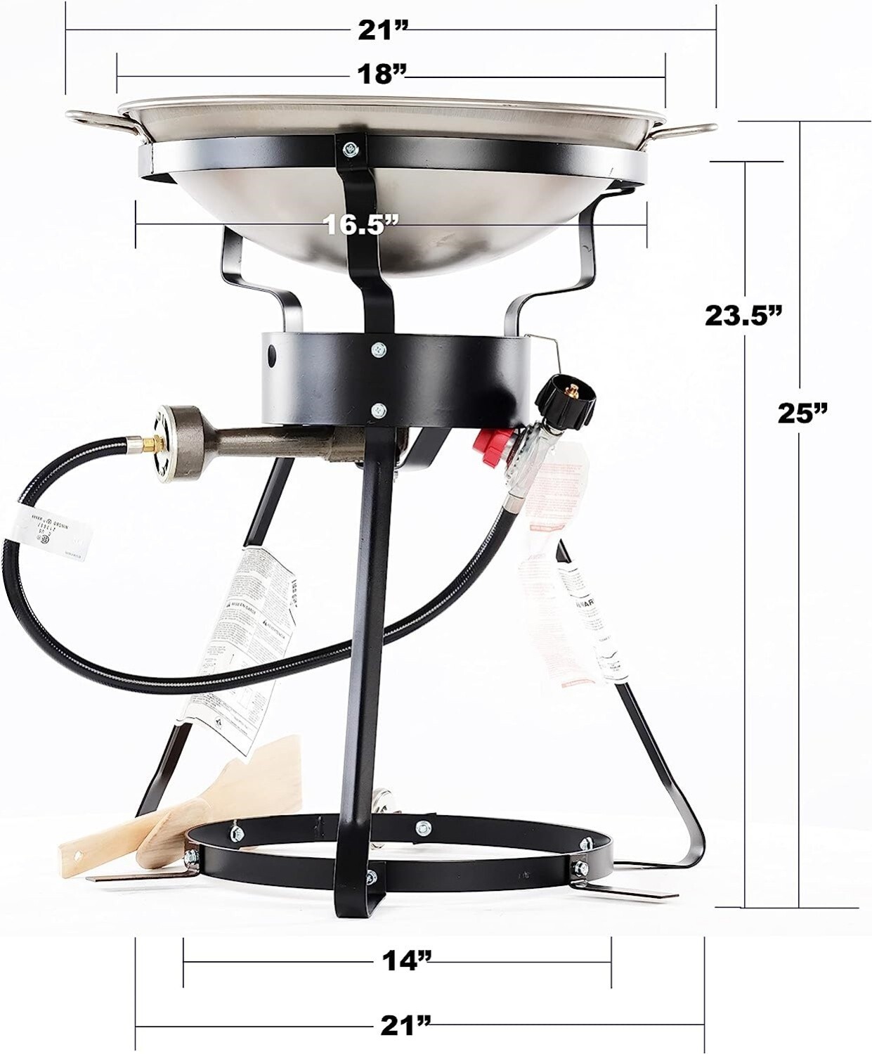 Comal para tacos con quemador comales de acero inoxidable 19″ juego Cóncavo NEW