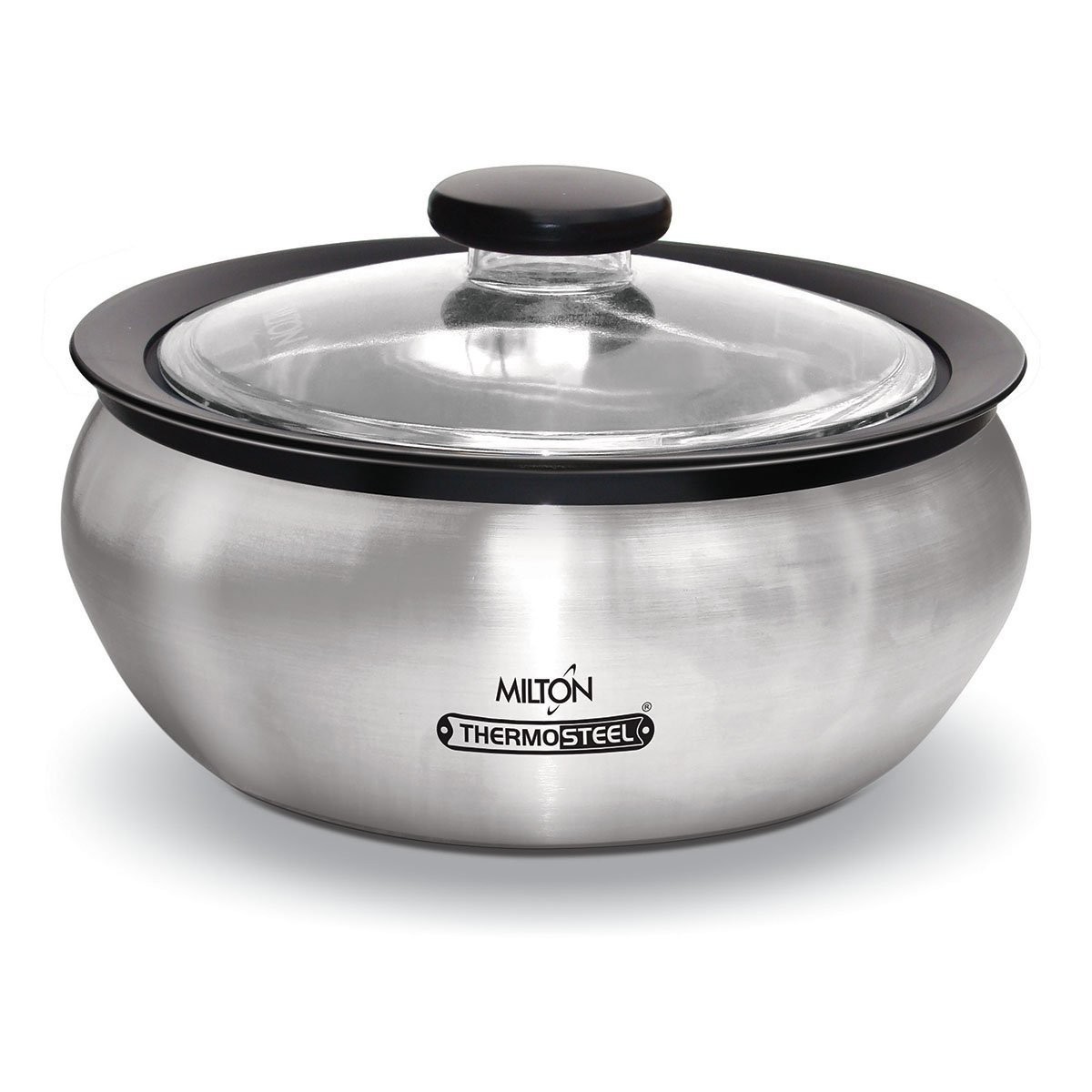 Milton Thermo Stainless Steel Insulated Casserole Keep Hot/Cold Serving Dish –