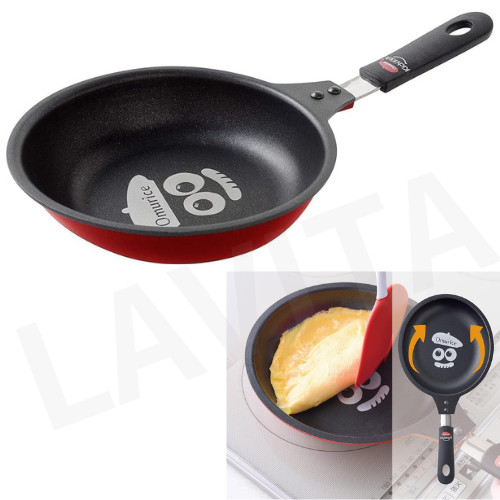 Arnest Frying Pan A-77663 Easy to Make Omelette Omurice Gas IH Compatible Japan